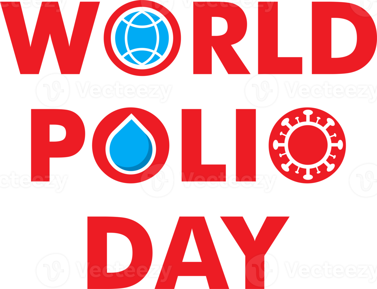 world polio day badge png