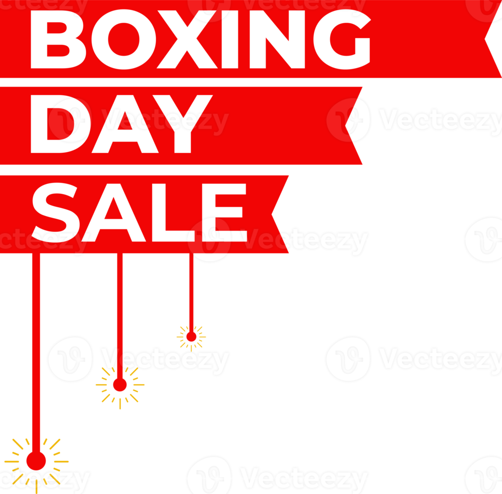 boxing day sale illustration png