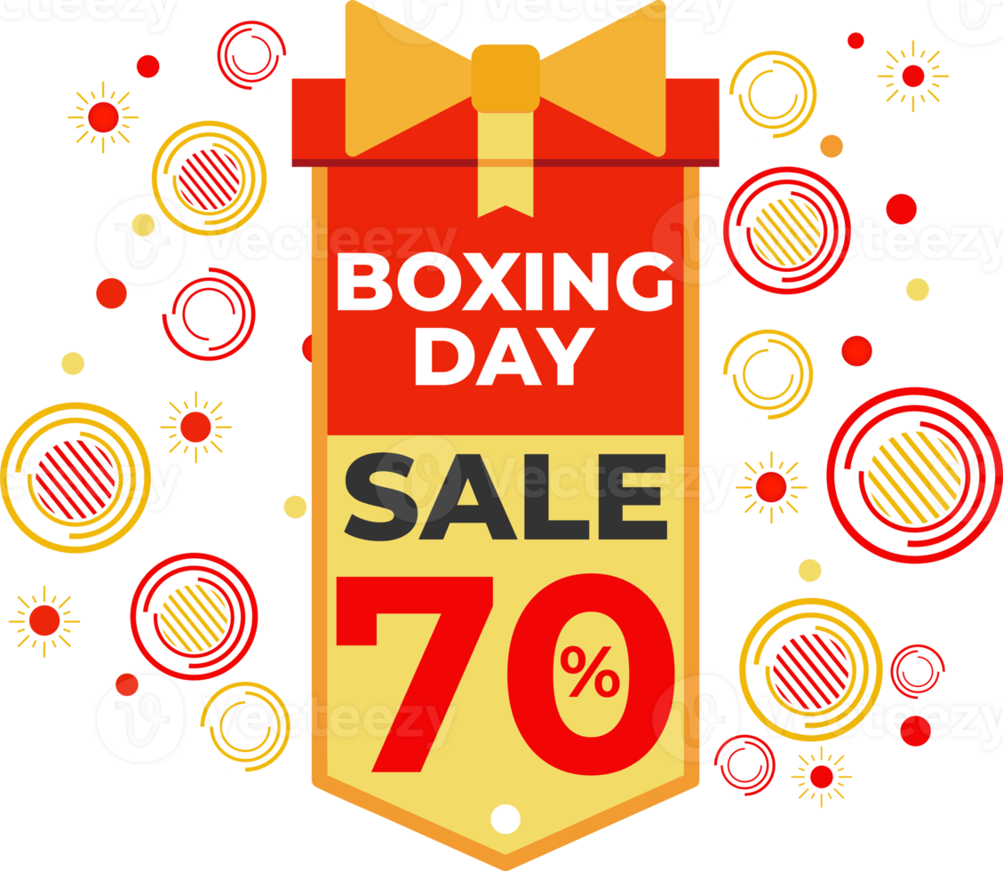 boxing day sale illustration png