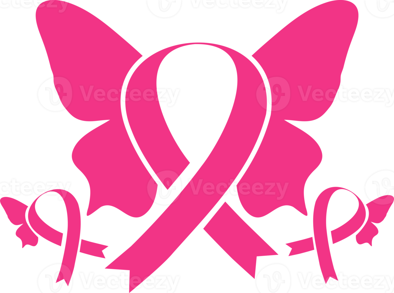 fita rosa do dia de conscientização do câncer de mama png