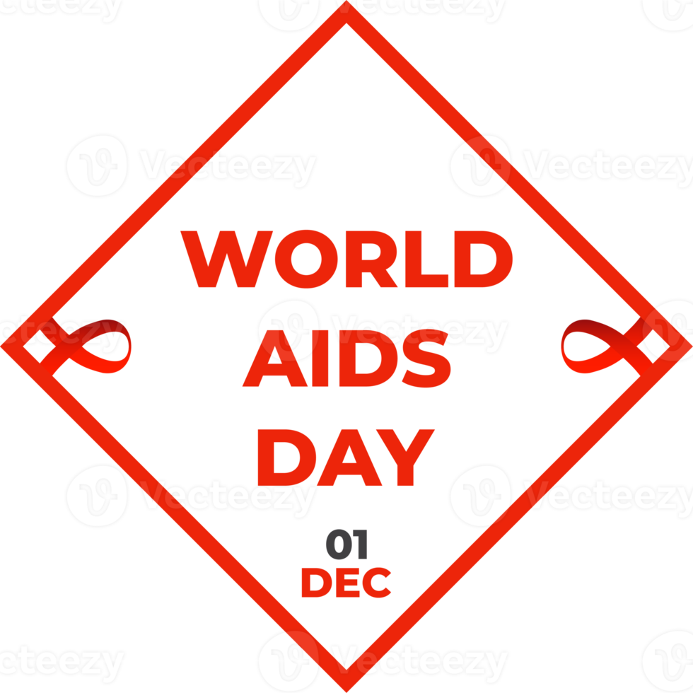 world aids day badge 15698145 PNG