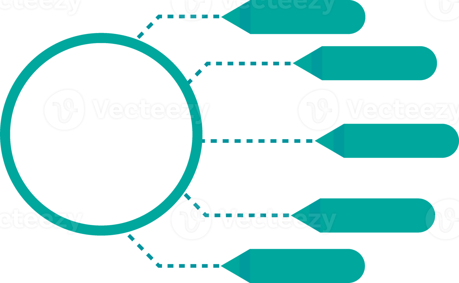 elemento infográfico de negocios png