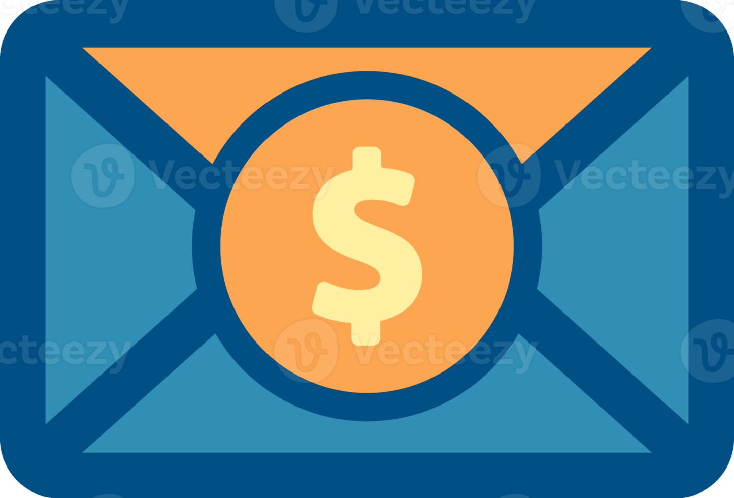 ícone de mensagem e dinheiro png
