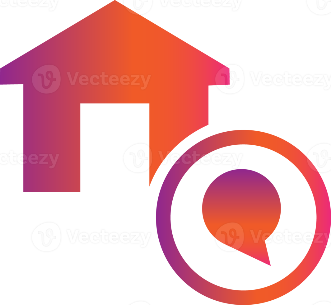 chat home gradient icon png