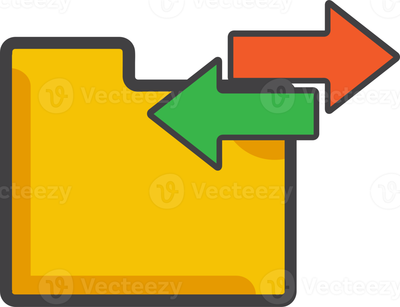 ícone da pasta de transferência de dados png