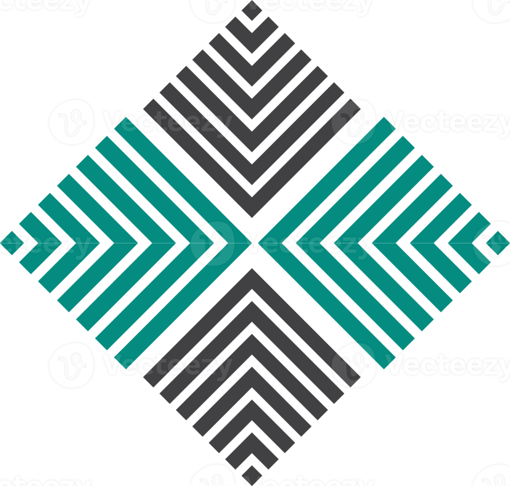 abstract geometric design element png