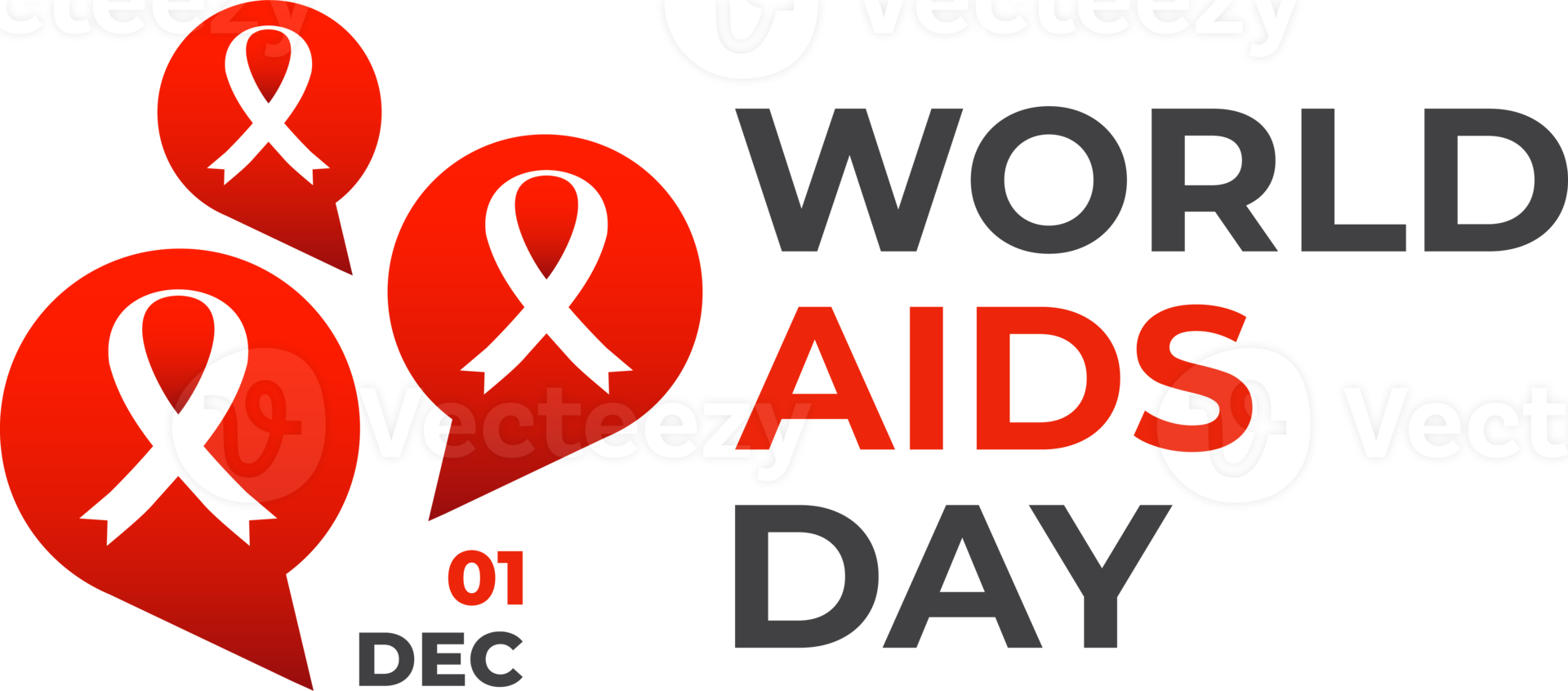 world aids day badge png