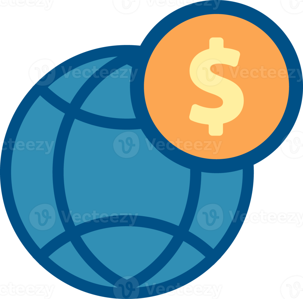 globe and money icon png