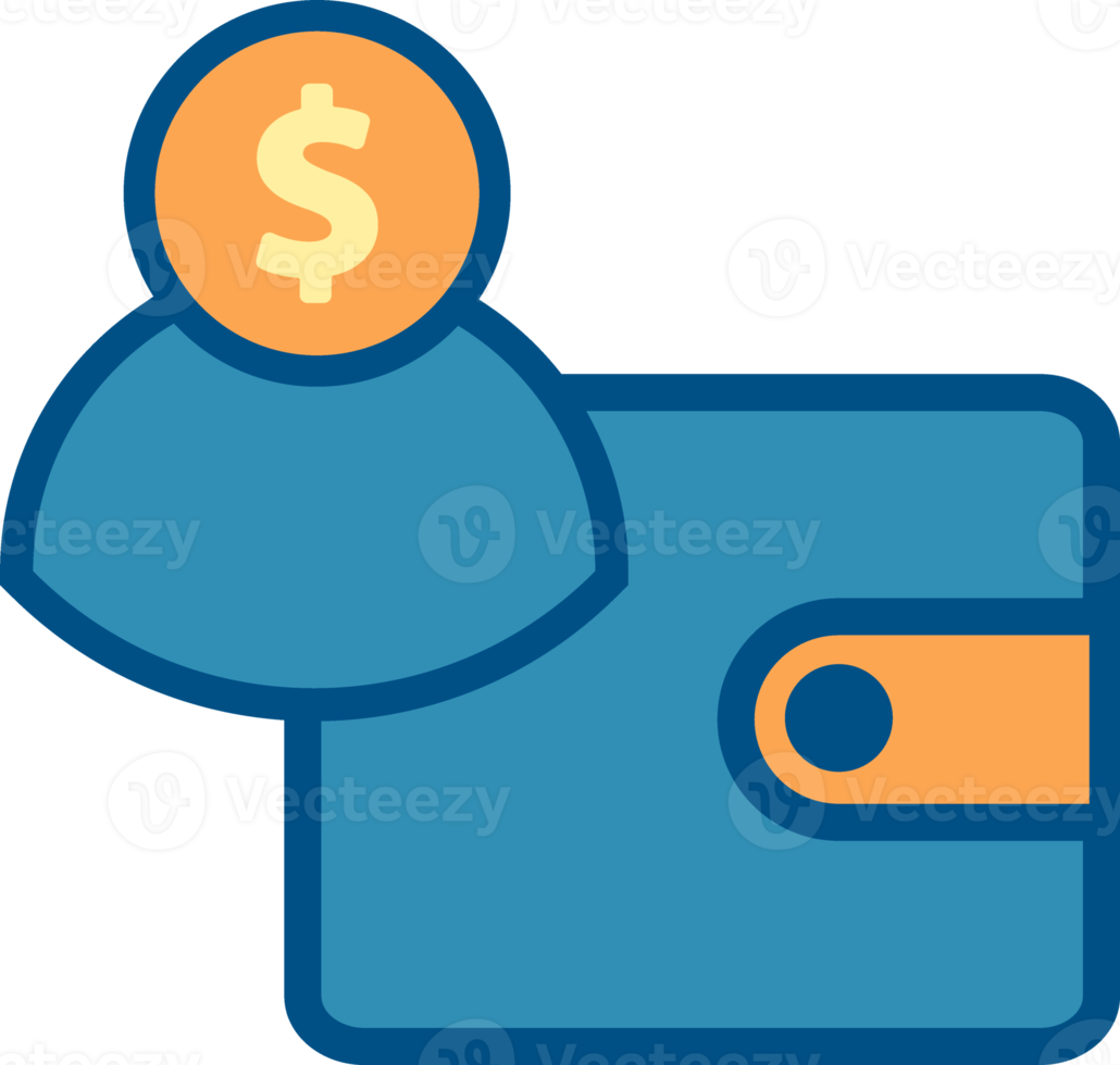 wallet and user  icon png