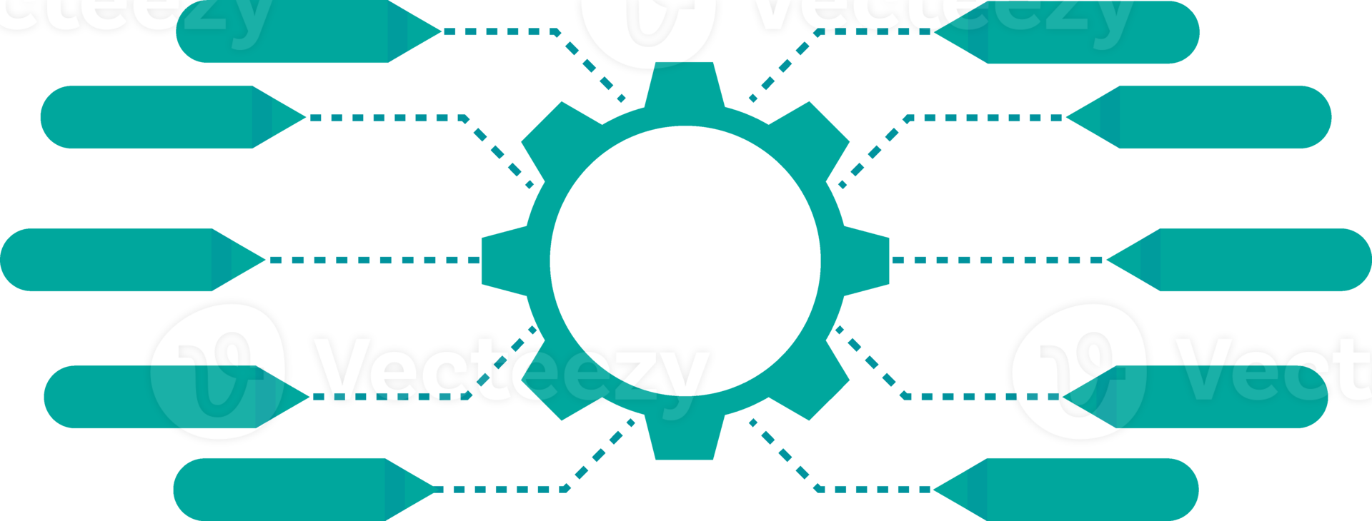 elemento infográfico de negocios png