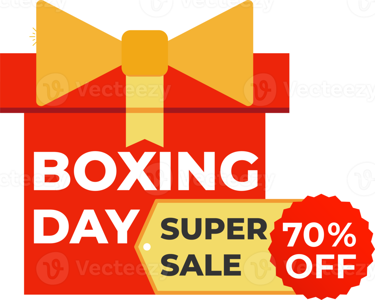 boxing day sale illustration 15698390 PNG