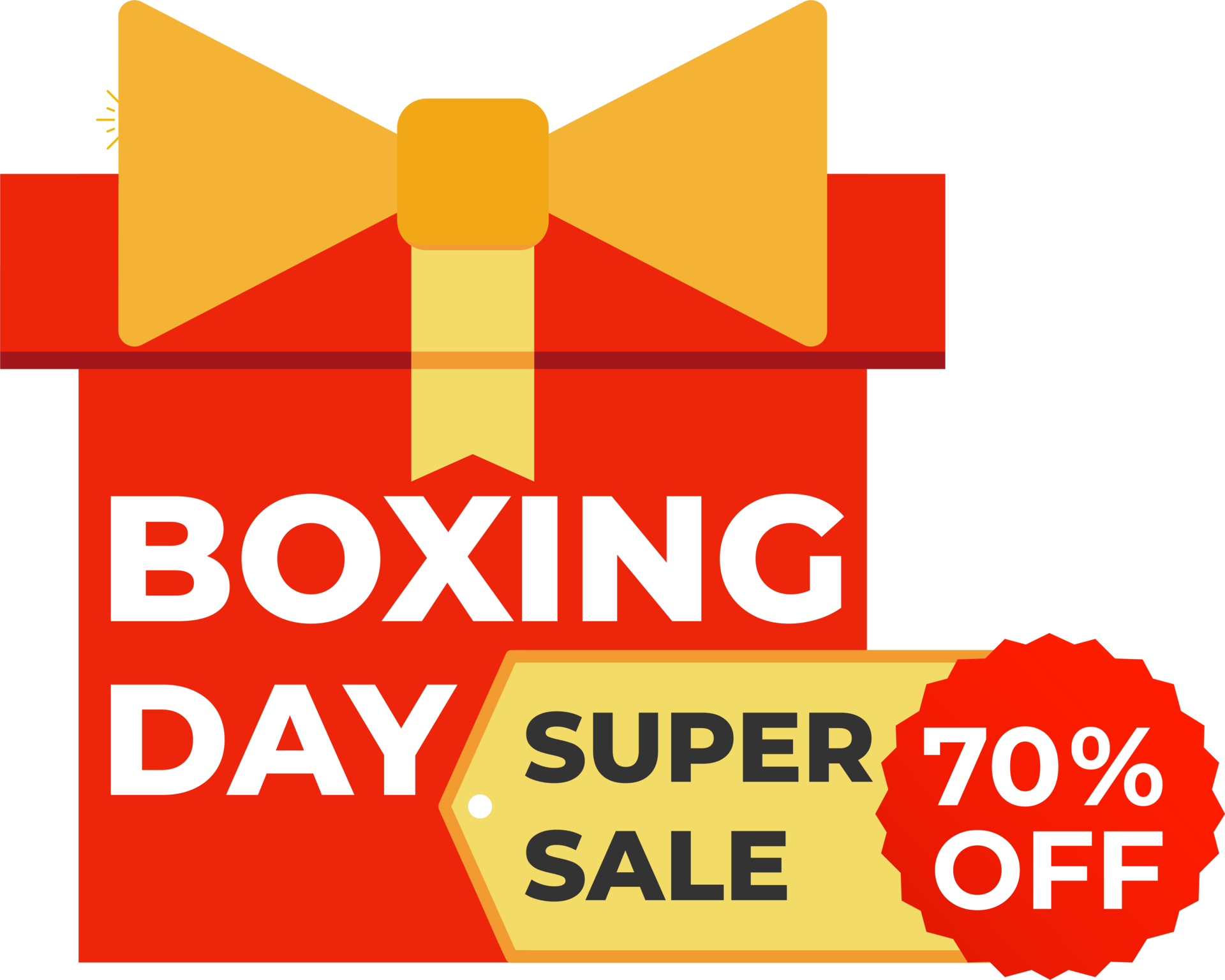 boxing day sale illustration 15698390 PNG