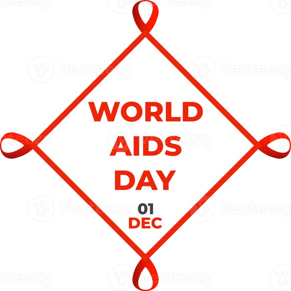 world aids day badge png