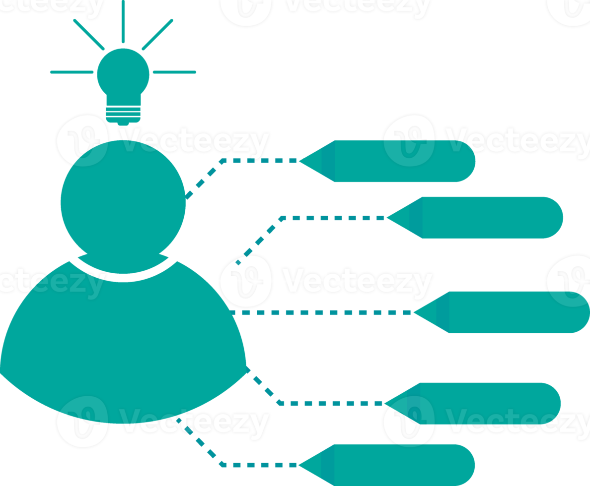 elemento infográfico de negocios png