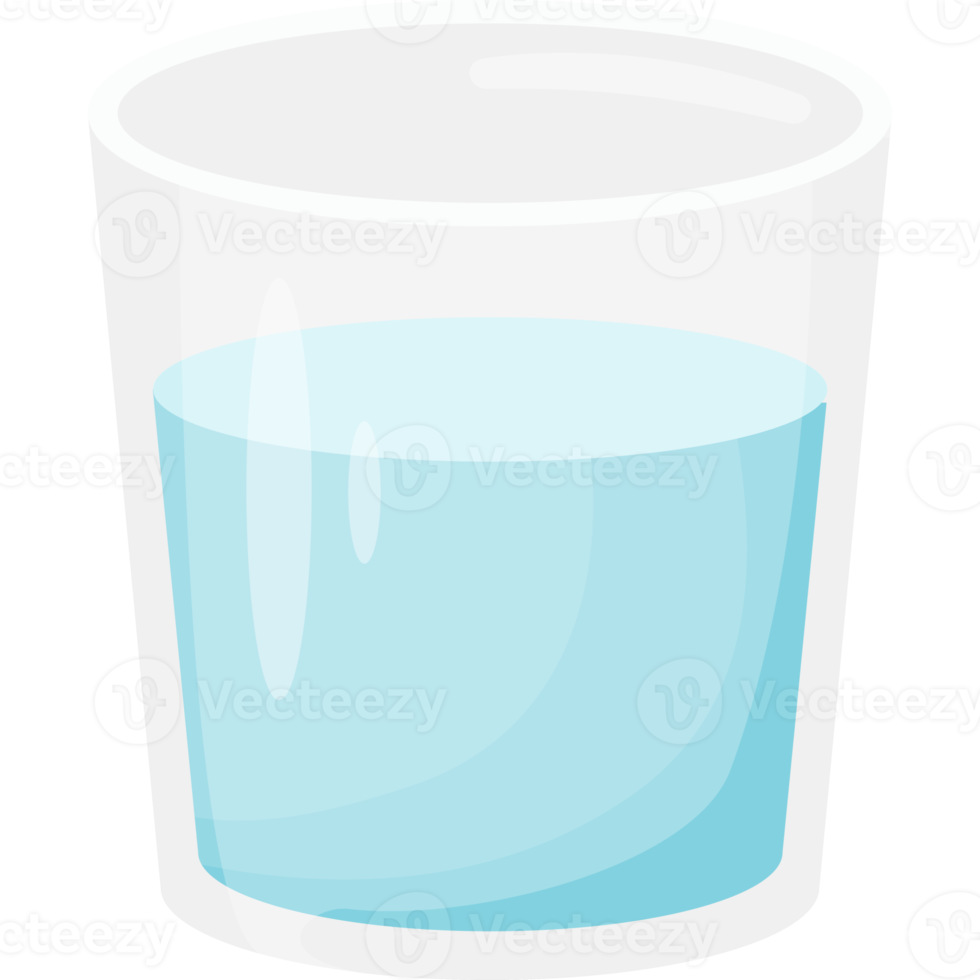 vaso de agua png