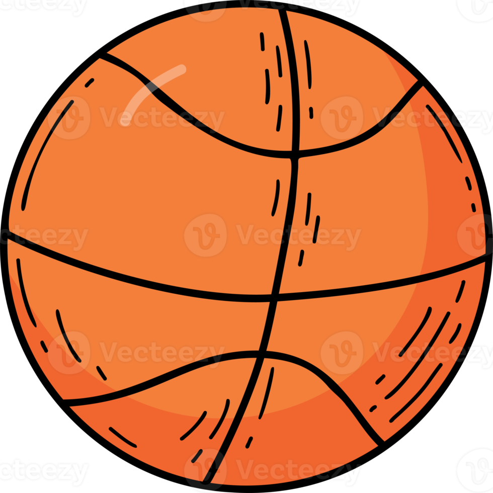 basquetebol. um rabisco png