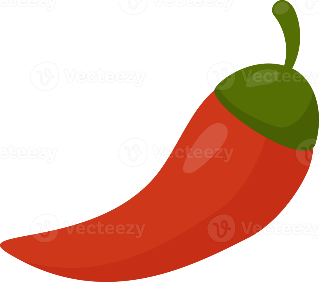 groente. rood heet Chili peper png