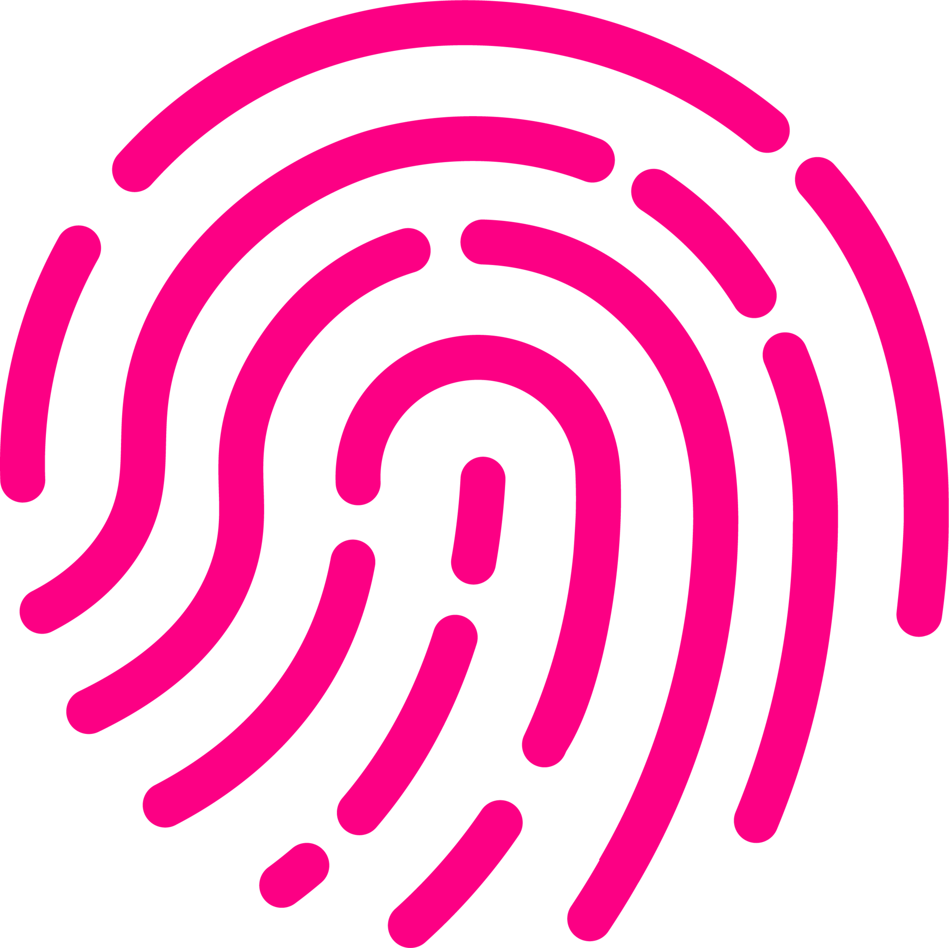 toque na ilustração do ícone de identificação em cores vermelhas. sinal