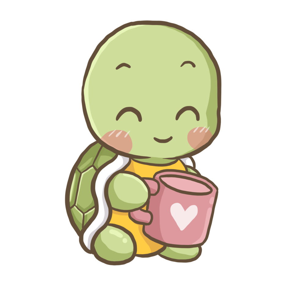 schildpad tekenfilm tekening kawaii anime kleur bladzijde schattig illustratie tekening clip art karakter chibi manga comics png