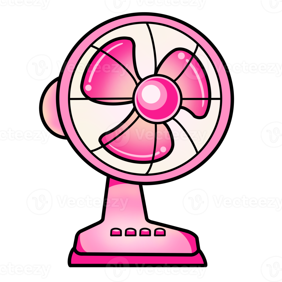 ventilateur électrique rose png