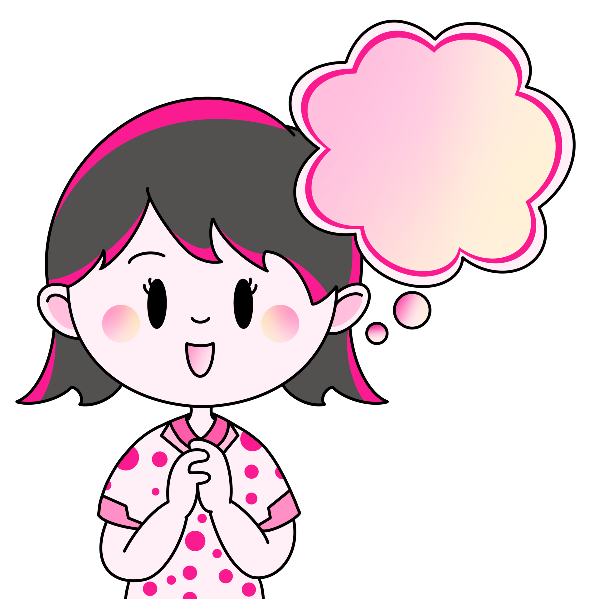 The cute girl and dream 15699028 PNG