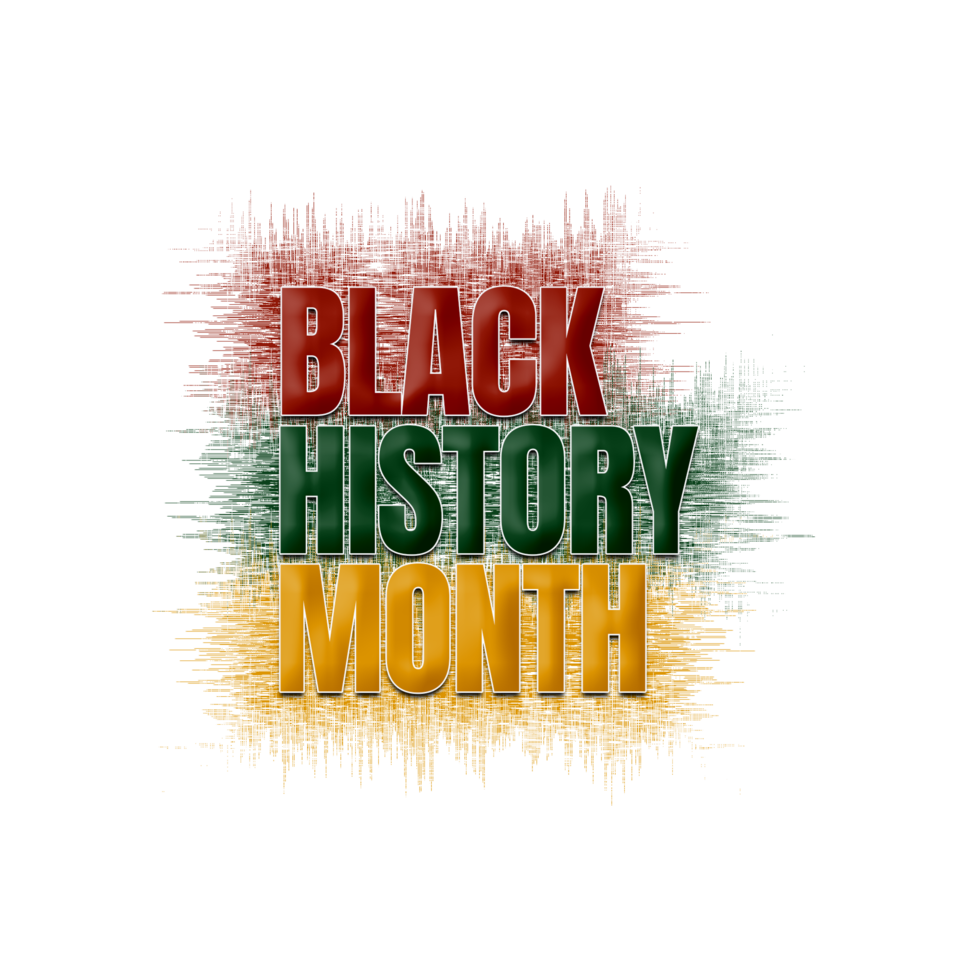 Black history month celebrate. Design Black history month png