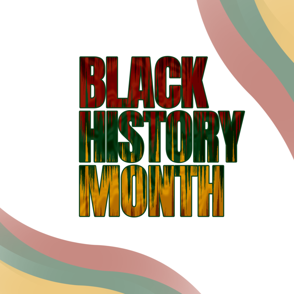 Black history month celebrate. Design Black history month png