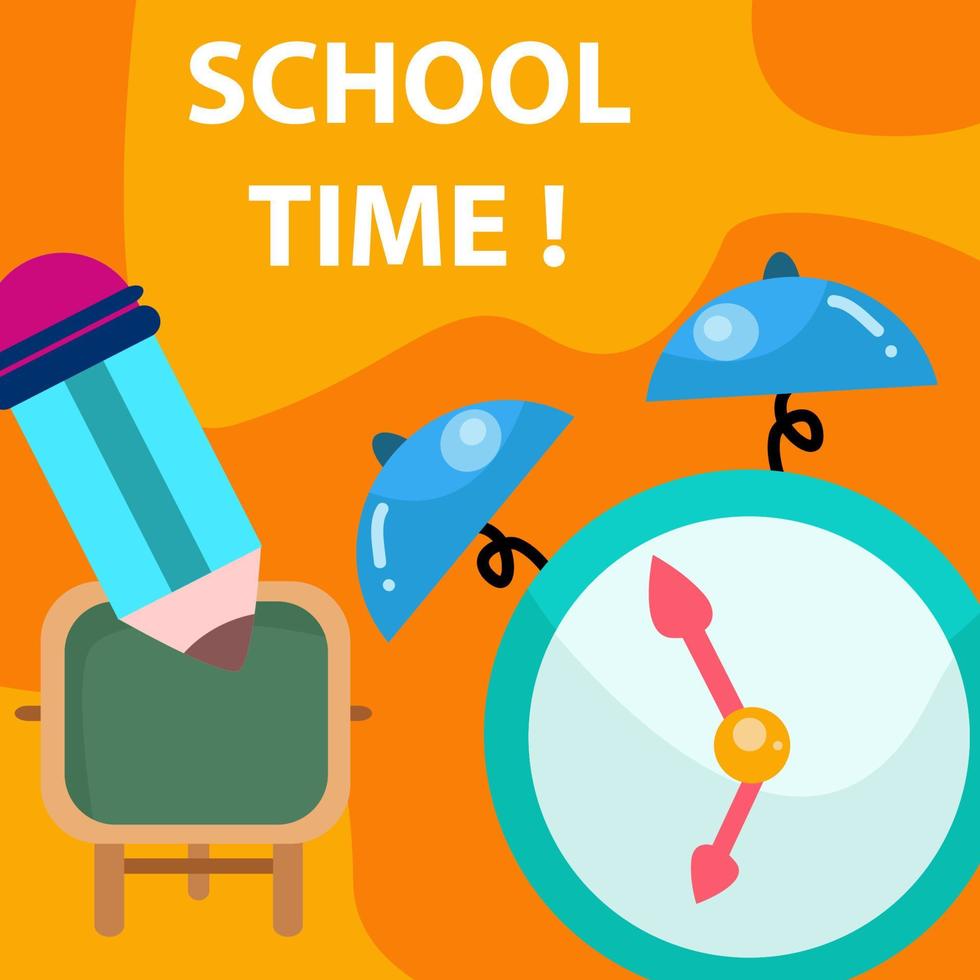 A concept of education background for back to school vector