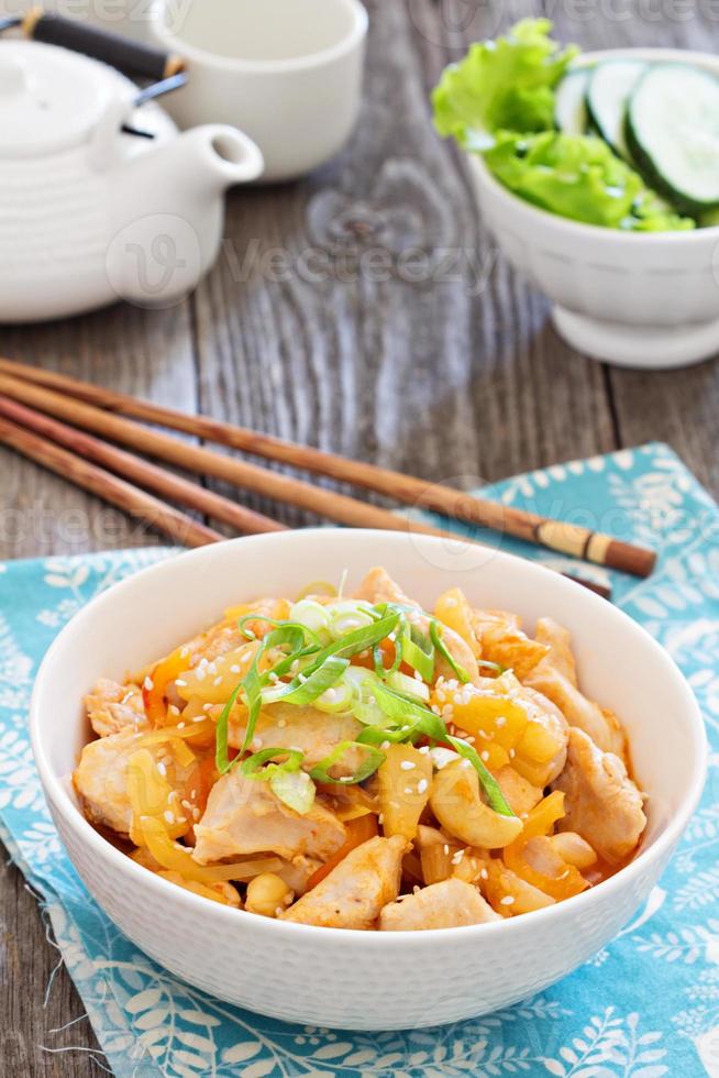 Chicken in sweet and sour sauce 15701191 Stock Photo at Vecteezy