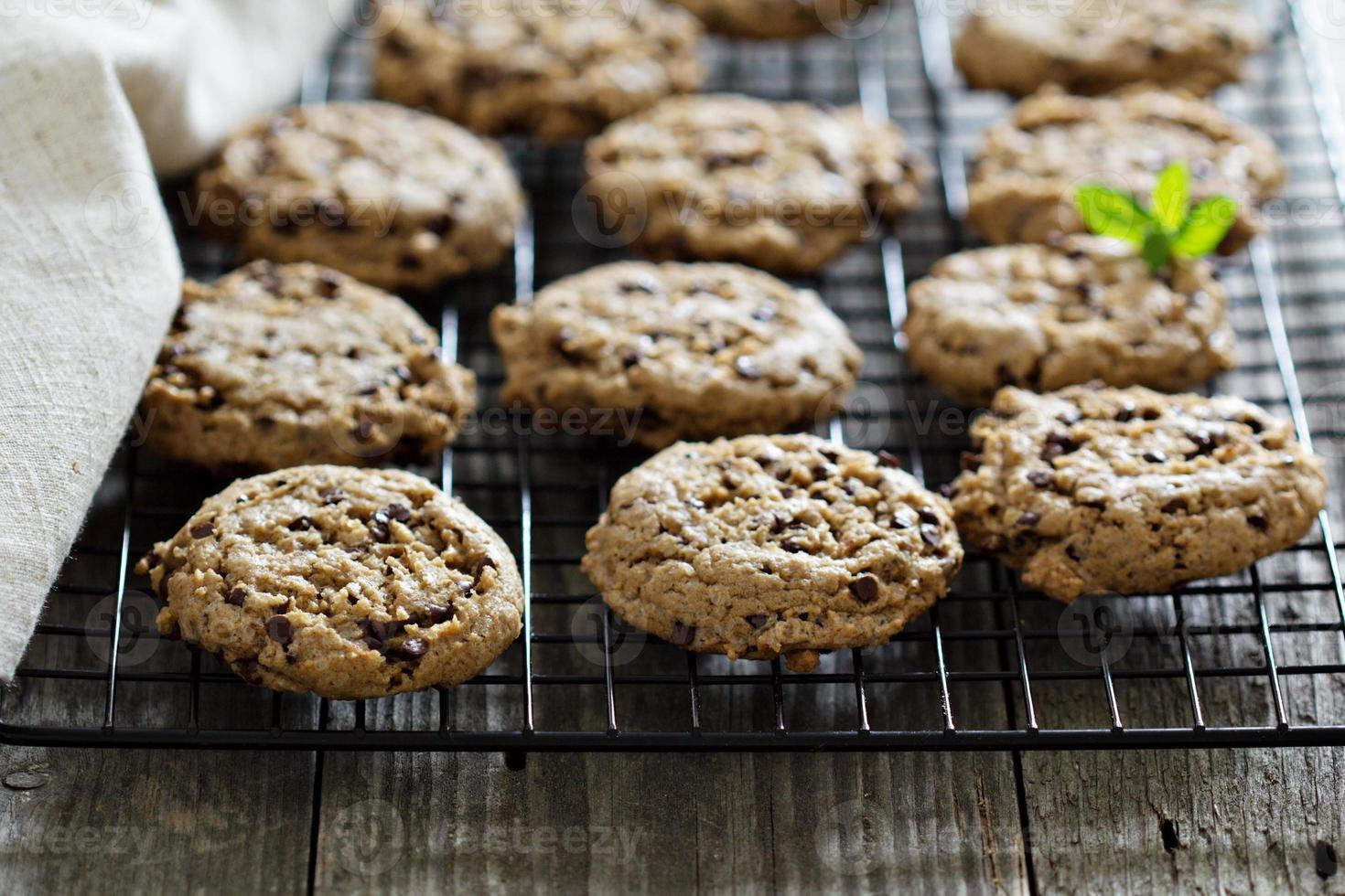 galletas con chispas de chocolate foto