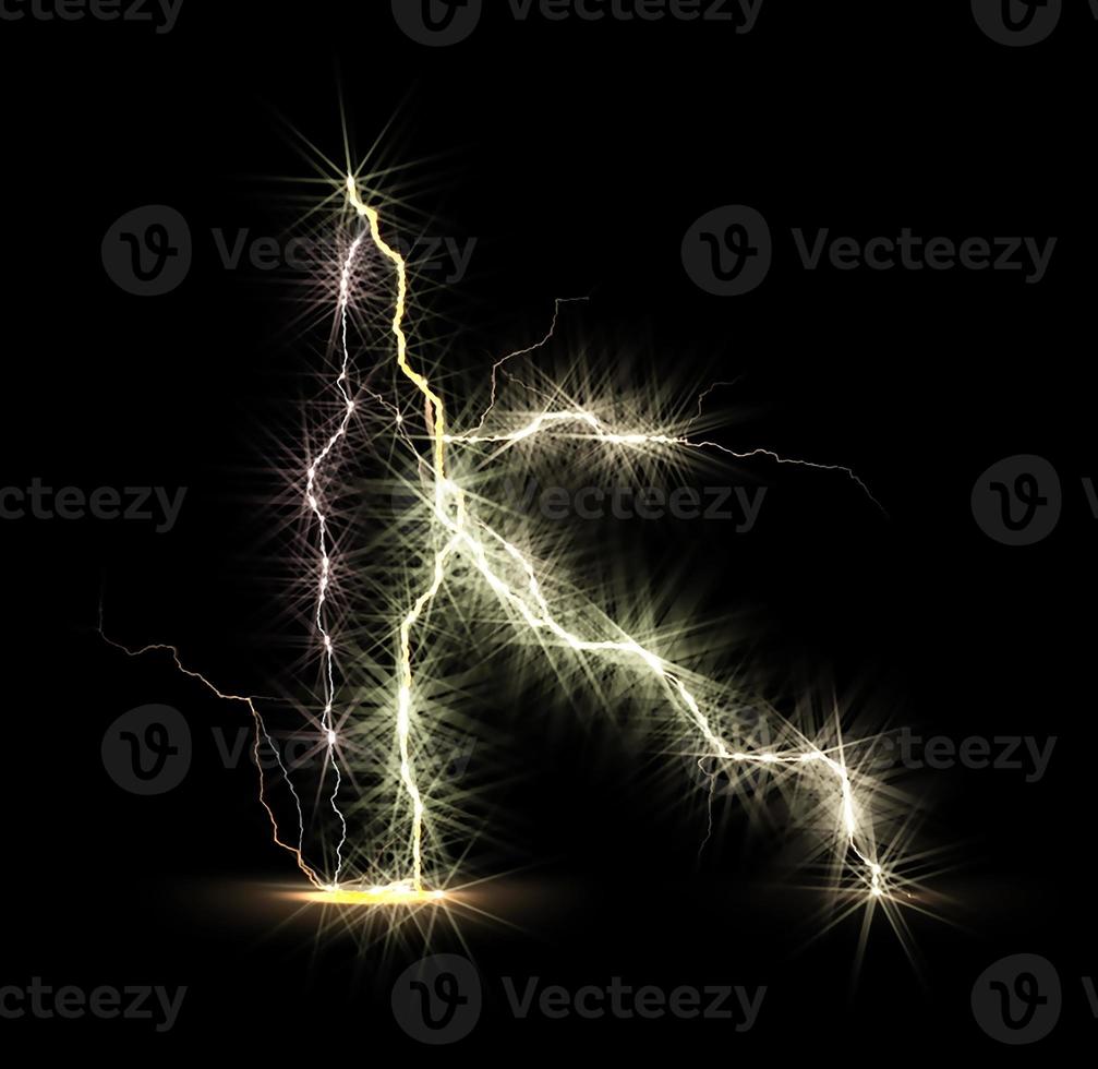 Digital Rendering Energetic Lights Electric Background photo