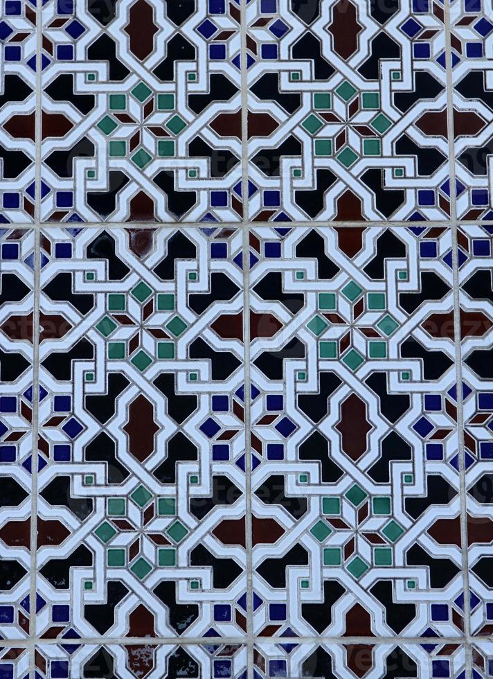 Abstract arabic tiles photo