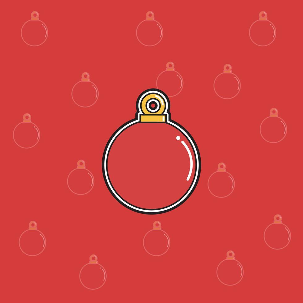 BAUBLE ICON VECTOR