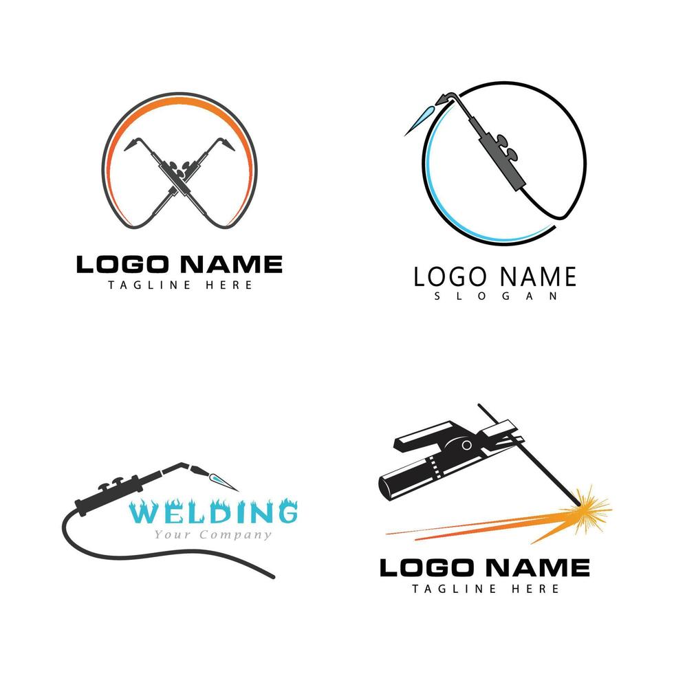 Welding Tool Vector Icon Design Illustration