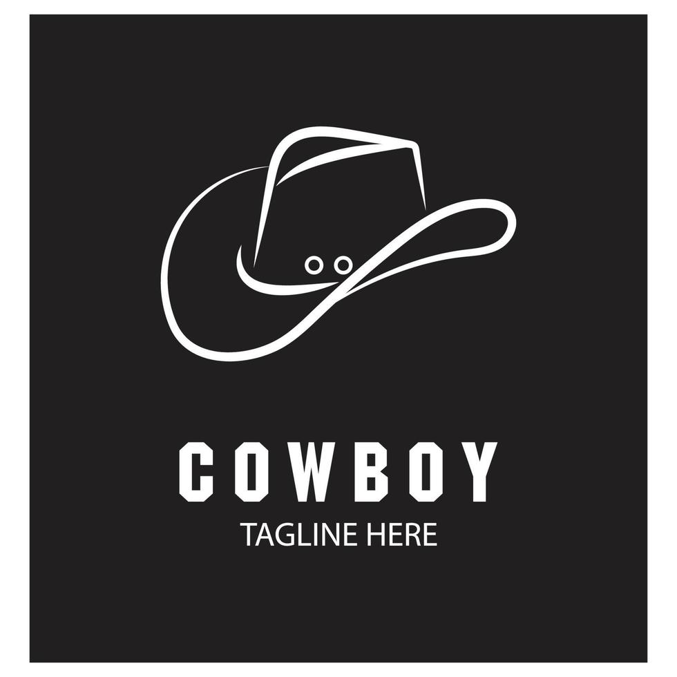 Cowboy logo vector template design