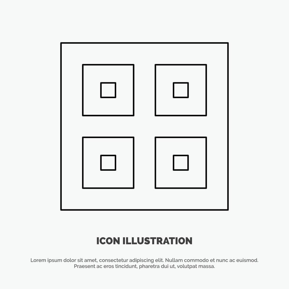 Arrived Boxes Delivery Logistic Shipping Line Icon Vector