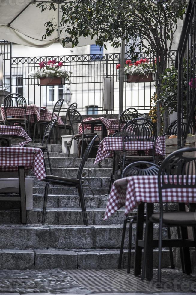 Restaurant at Taormina, Italy photo