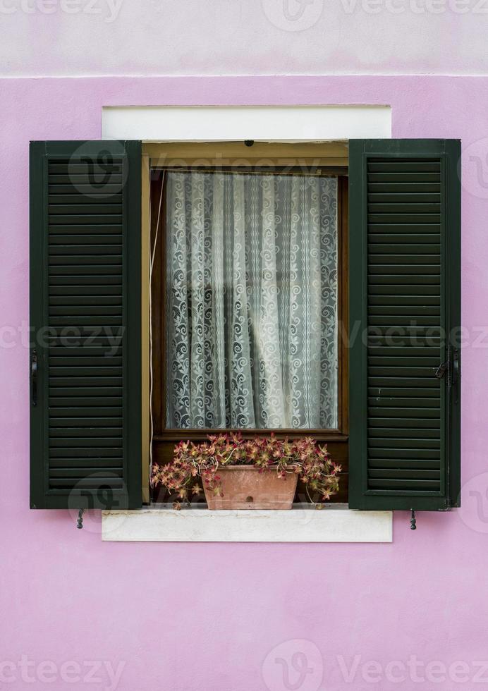 Traditional Venetian window photo