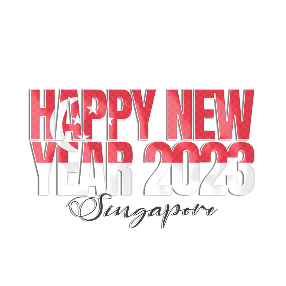 Happy New Year 2023 Singapore Flag 15708020 PNG happy-new-year-2023-singapore-flag-15708020-png