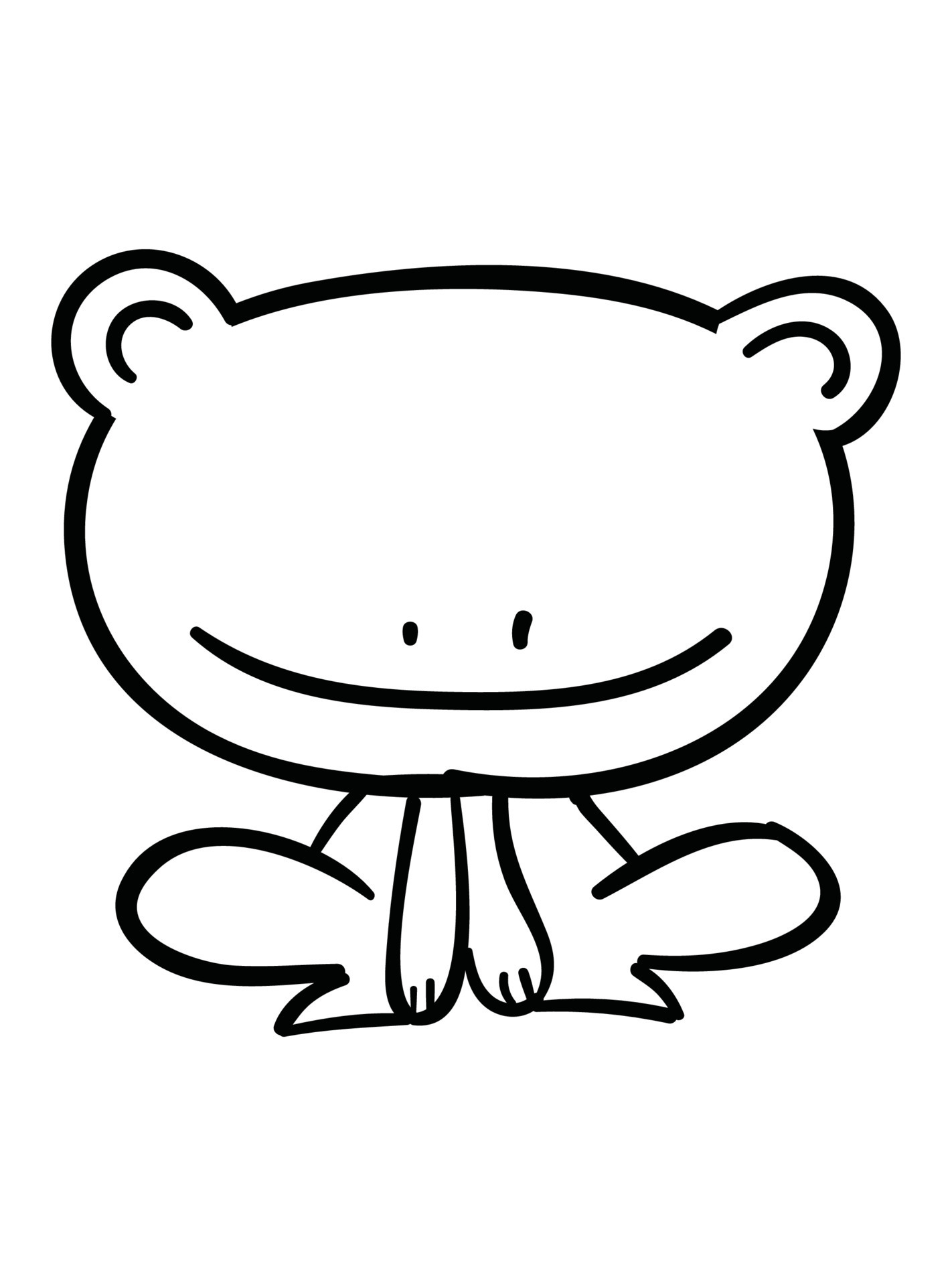 Cute Animals Coloring Page 15708268 Vector Art at Vecteezy