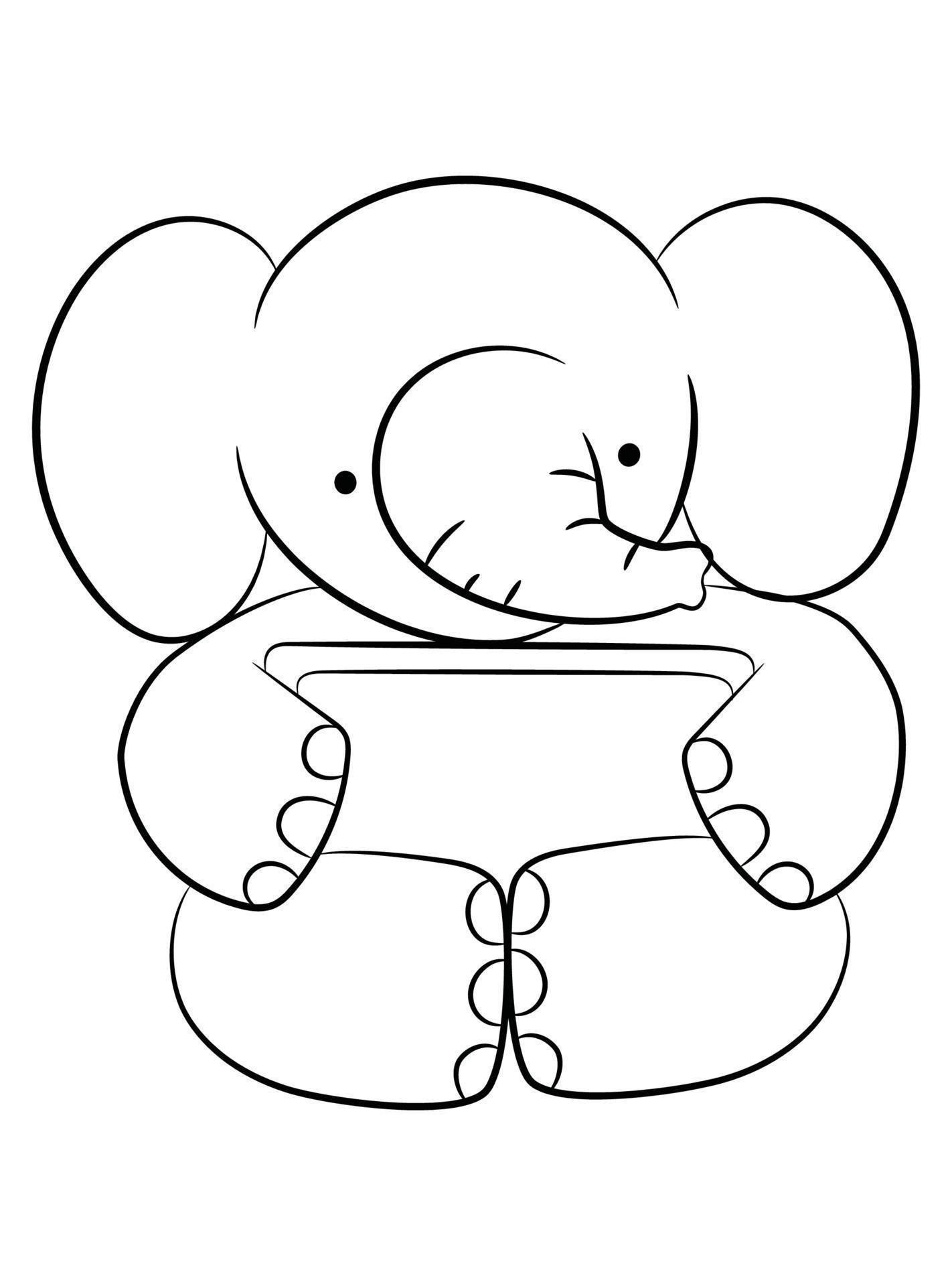 Cute Animals Coloring Page 15708274 Vector Art at Vecteezy