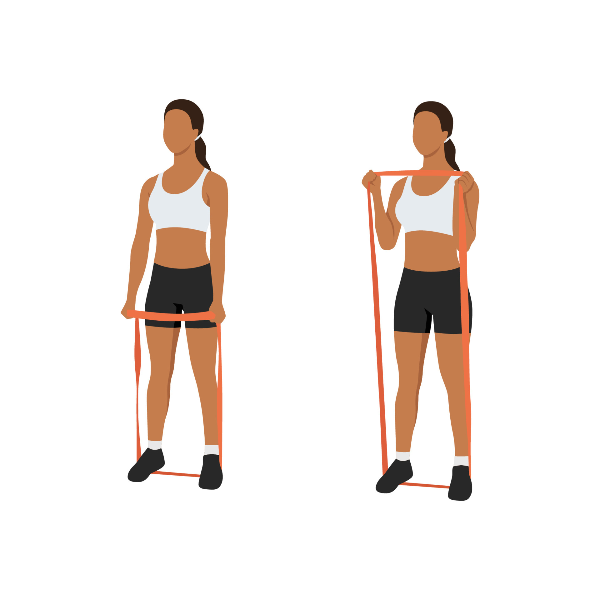 Banded clearance bicep curl