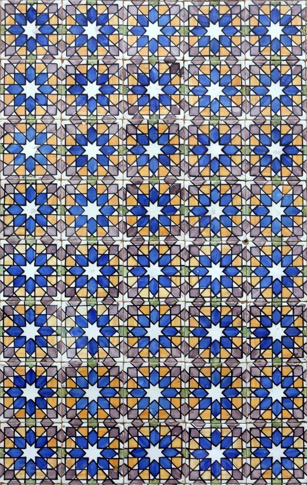Lisbon tiles detail photo