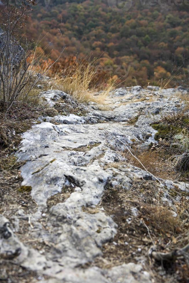 Autumn countryside near Soko Banja, Serbia photo