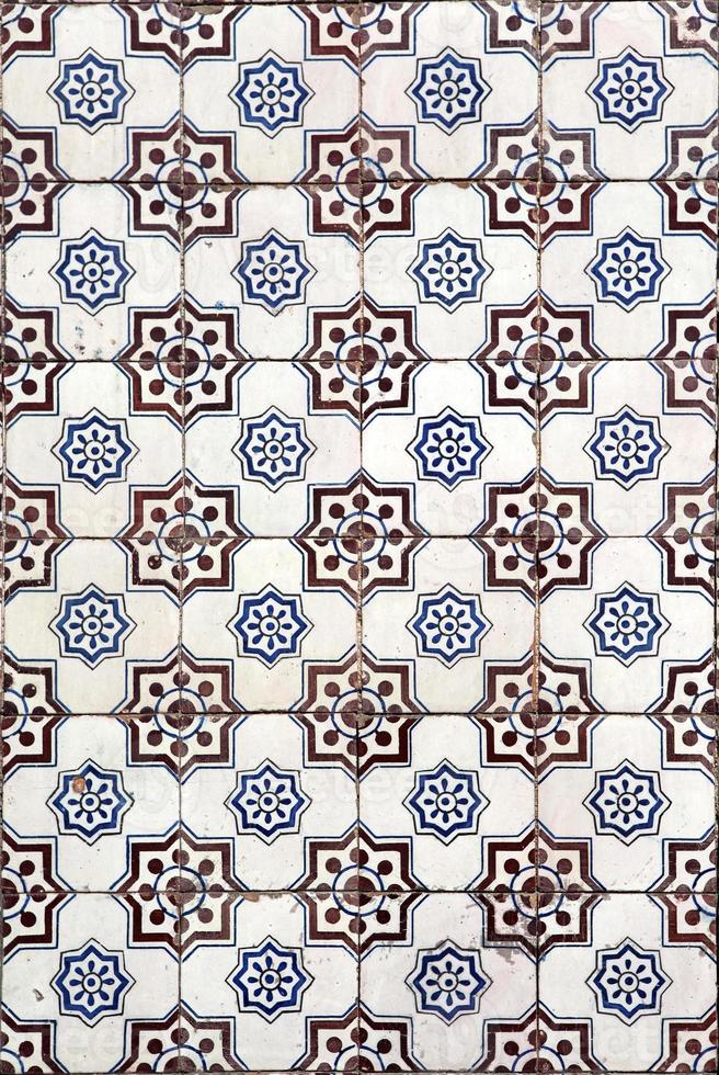 Lisbon tiles detail photo