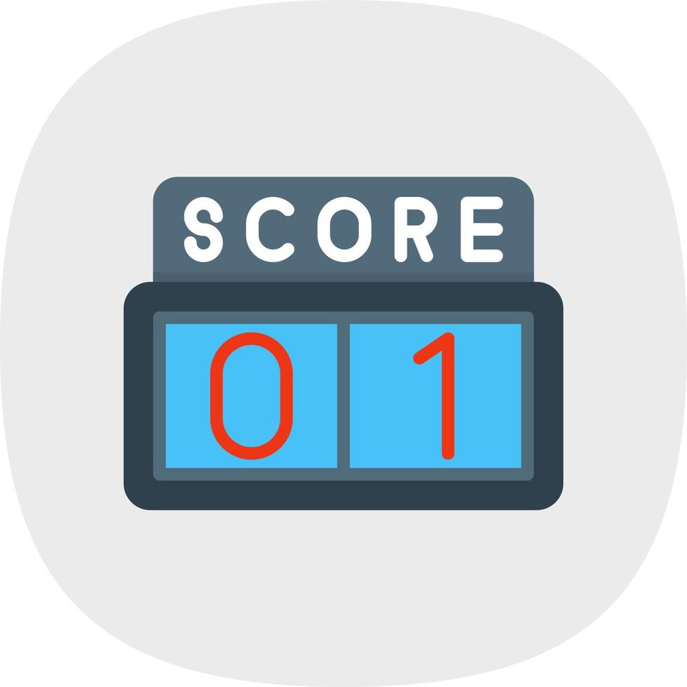 Scoreboard Vector Icon Design