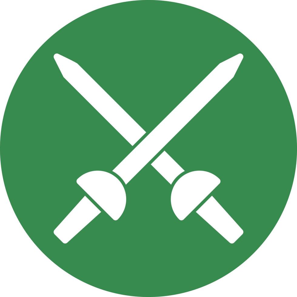 Fencing Vector Icon Design