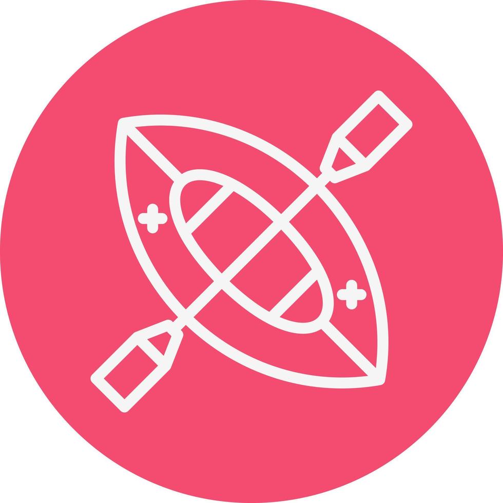 Canoe Vector Icon Design