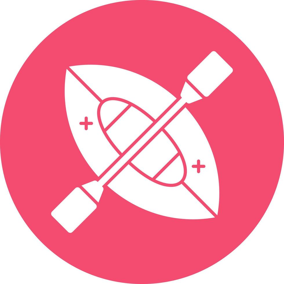 Canoe Vector Icon Design