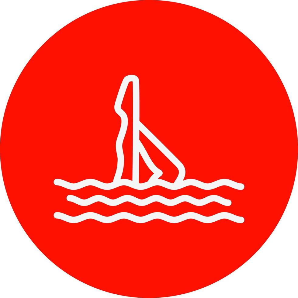 Synchronised Swimming Vector Icon Design
